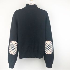 burberry elbow patch sweater